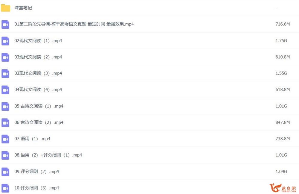 国家玮2023高考语文一至五阶段全程联报 一二阶段更新完毕 三阶段 百度网盘分享
