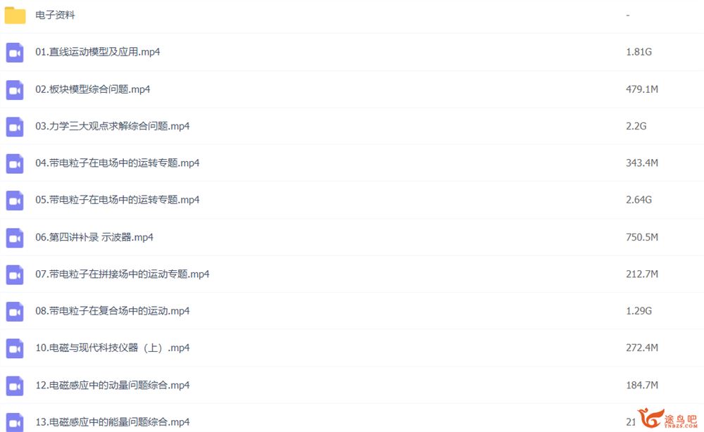 于冲2022高考物理一至四阶段复习联报 四阶段