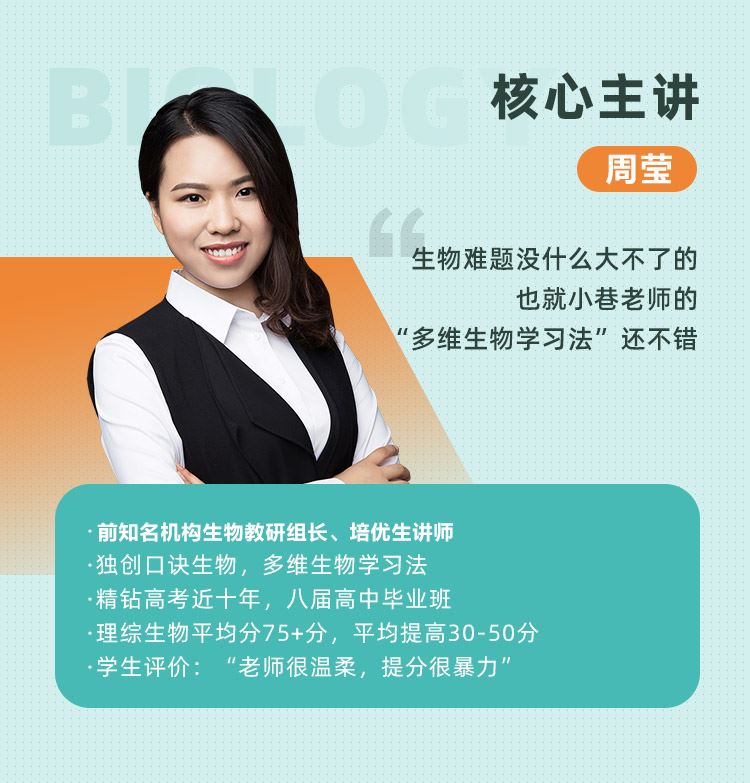跟谁学2020高考生物 巷姐高考生物三轮复习点题班视频课程百度网盘下载