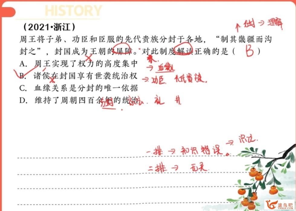 刘莹莹2023寒高二历史寒假尖端班 完结 百度网盘分享