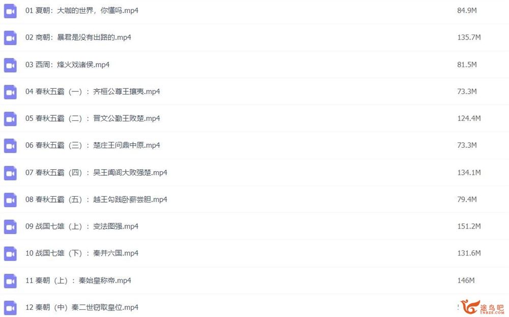 爆笑中国历史1-4季80集完结 百度网盘下载