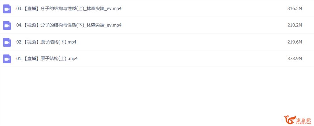 林森 2022春季 高二化学春季尖端 春季班