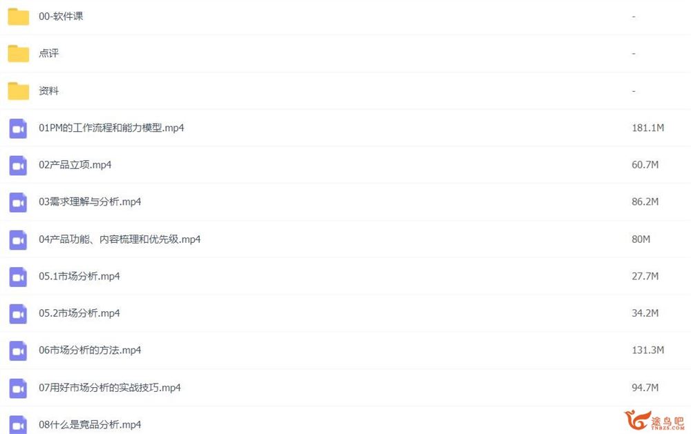 知群2022产品经理必修TOP班12期 36讲带资料 百度网盘分享