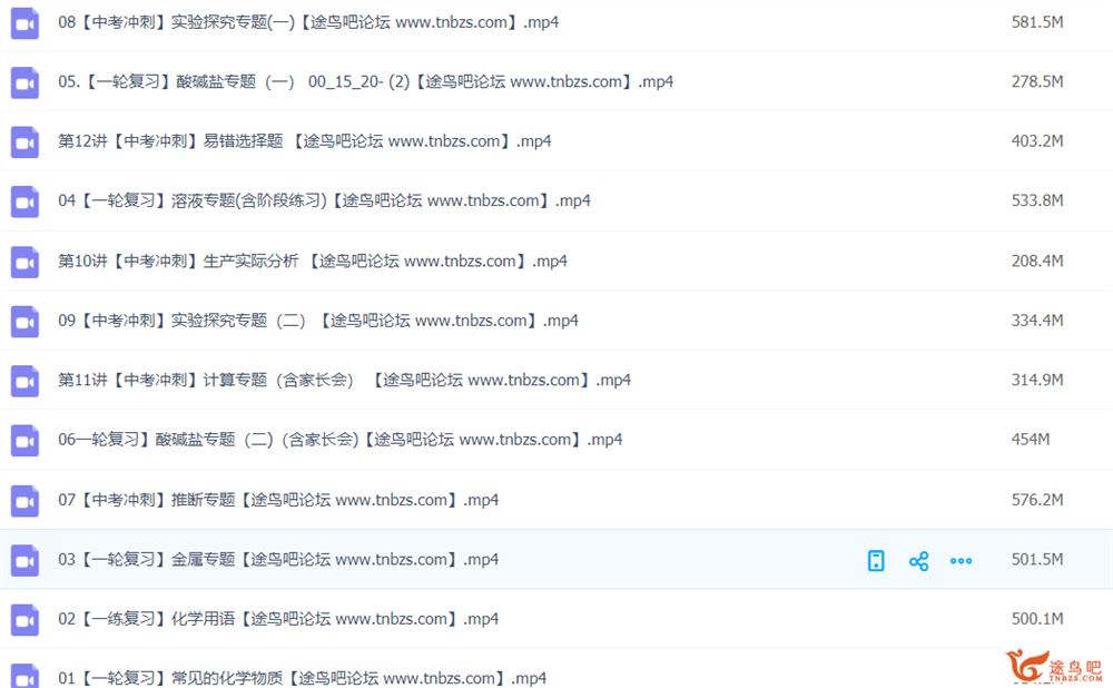赵潇飞 2021春 初三化学春季尖端班 12讲带讲义