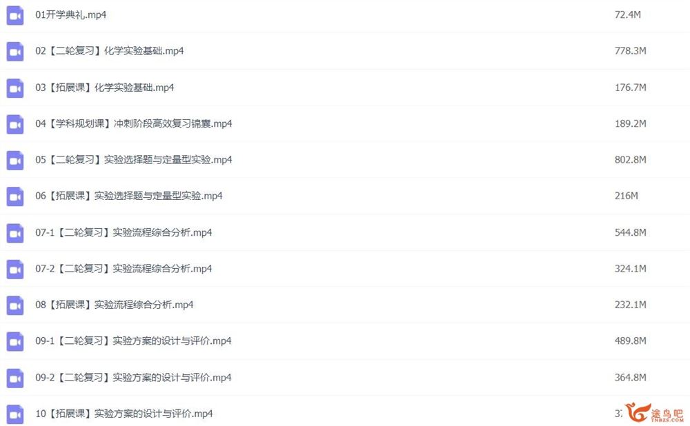 廖耀华2023高考化学二轮复习寒春联报 春季班 百度网盘下载 百度网盘下载
