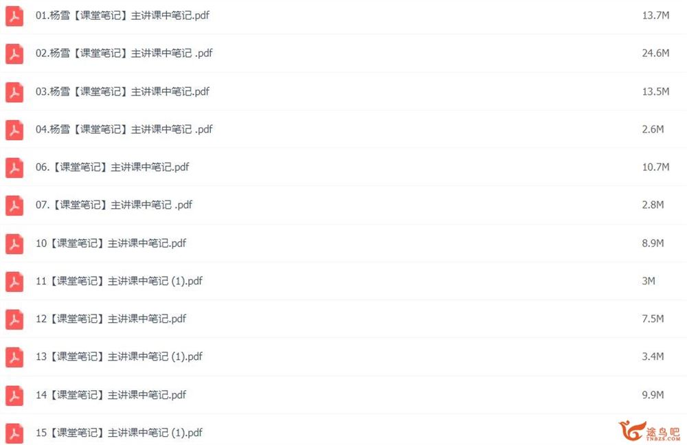 杨雪2023年高考生物A+二轮复习寒春联报 春季班 密训班 百度网盘下载