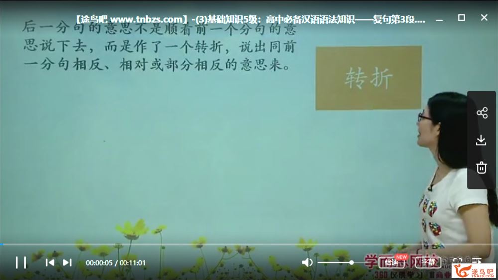 学而思网校 吕晶莹 高一语文 上学期考试体系半年卡视频课程合集百度云下载